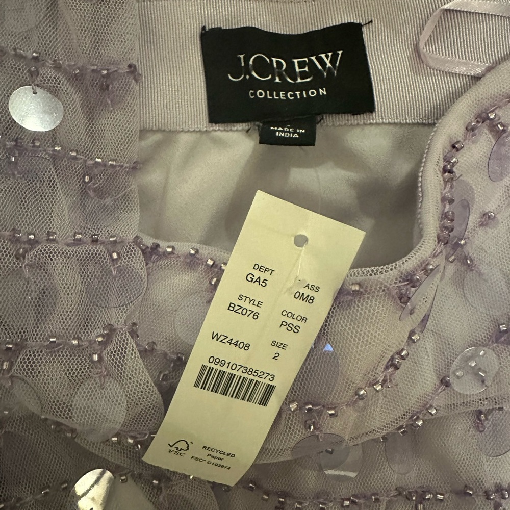 J.Crew Collection Lilac Sheer Ensemble - Picture 3 of 5